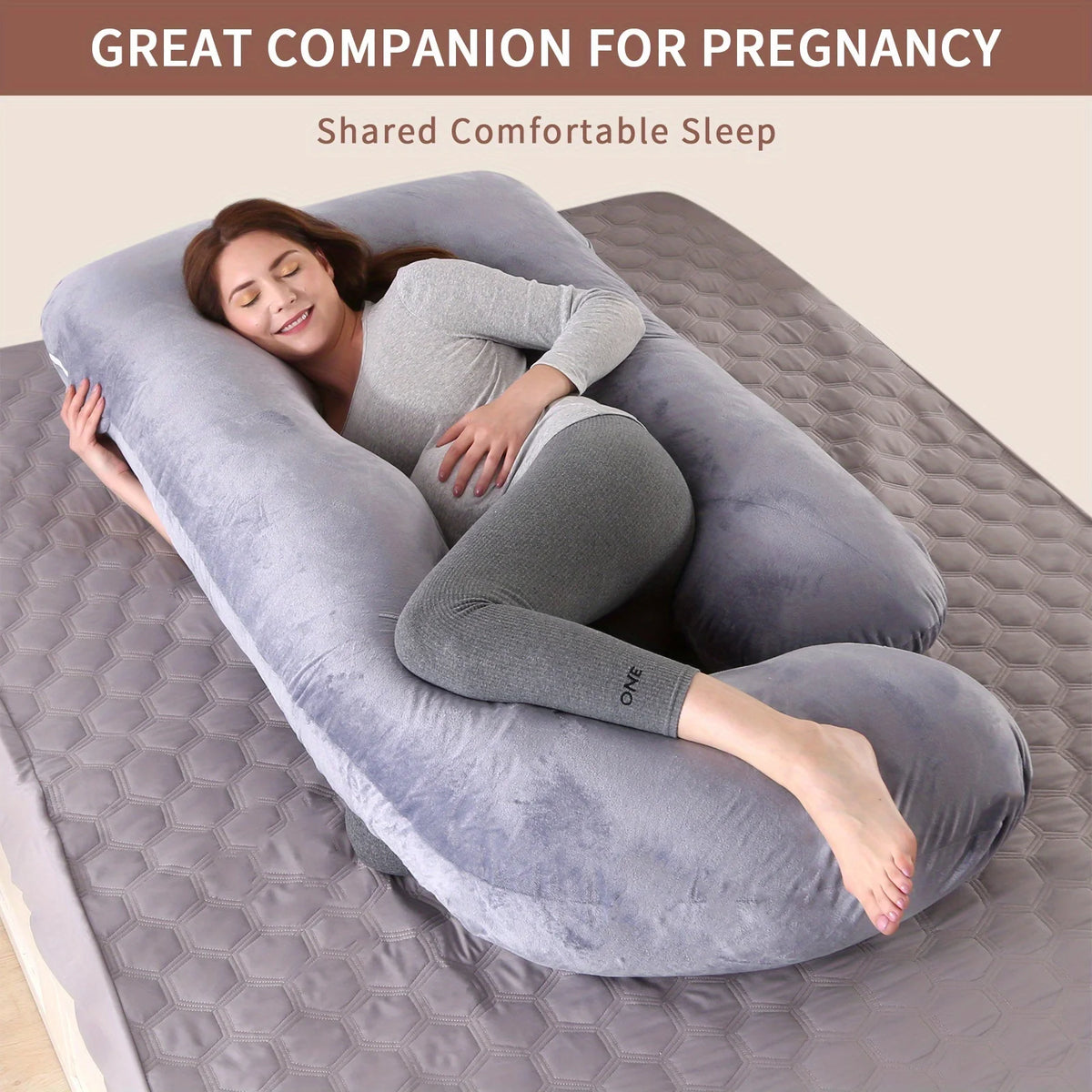 Detachable G Shaped Maternity Pillow For Pregnant Lumbar Support Cushion