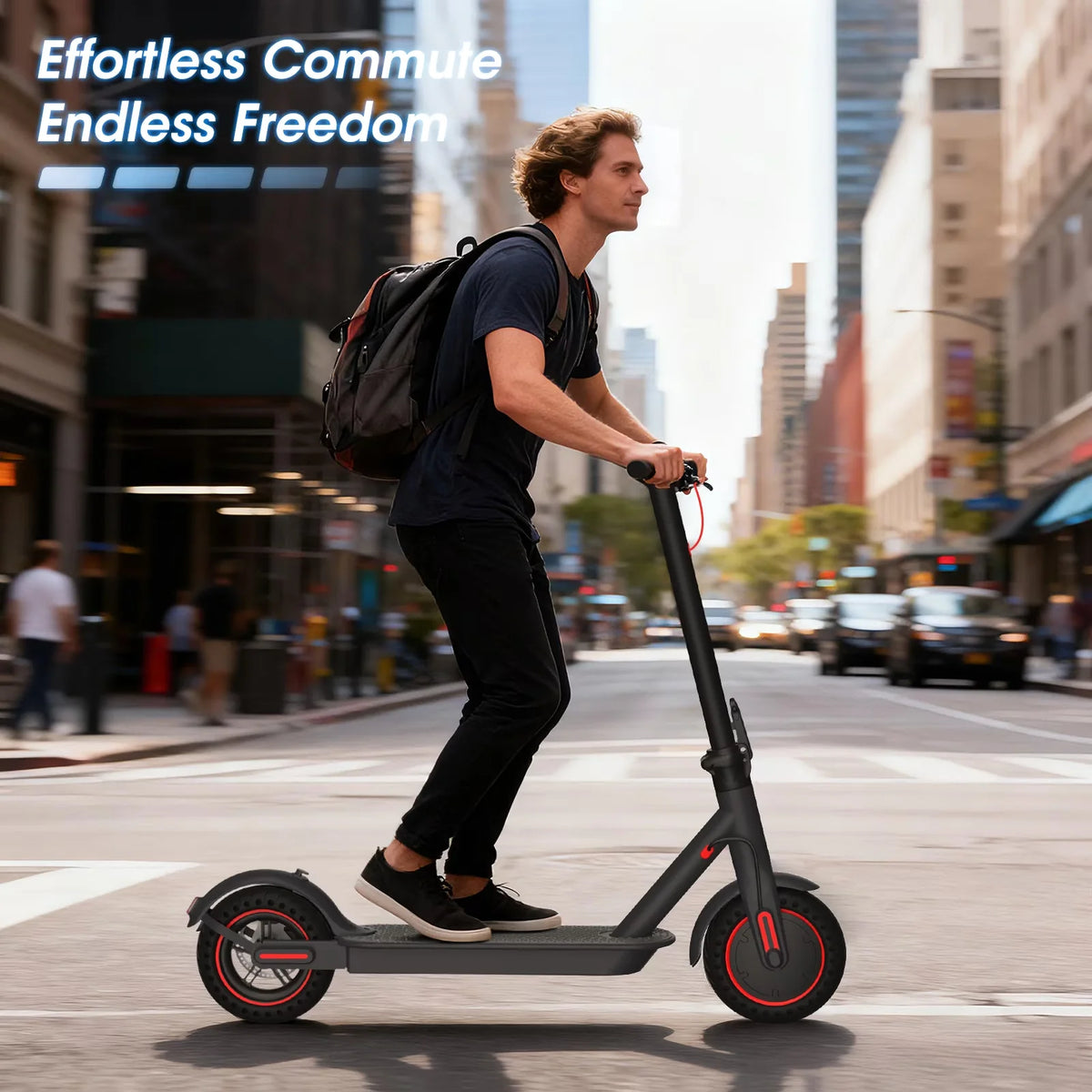 Obx Foldable Electric Scooter 350W Motor 16 Mile Range Adults