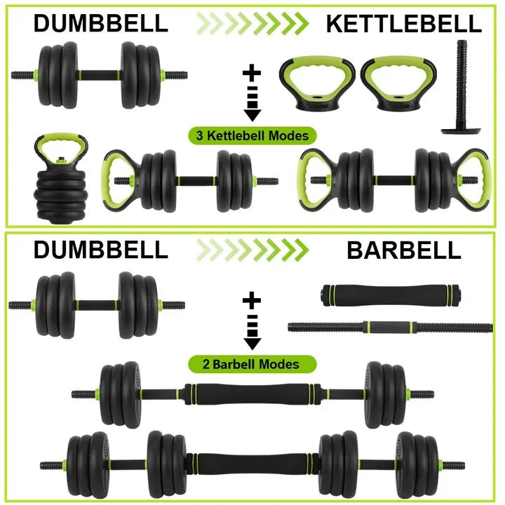 Twister.Ck Adjustable Dumbbells Free Weight Set With Connector