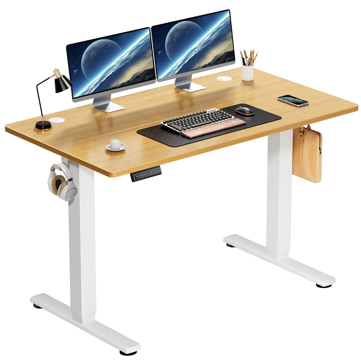 JHK Electric Height Adjustable Standing Desk Workstation