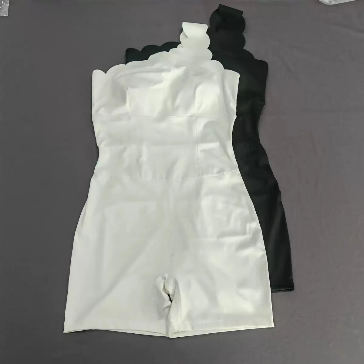 Fubeike Women Breathable Nylon Elastane Fitted One Piece Jumpsuit