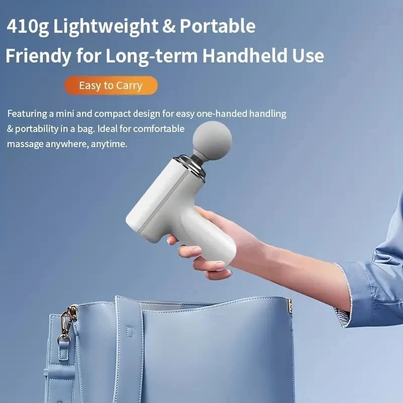 Portable Electric Fascia Massage Gun For Deep Tissue Relief