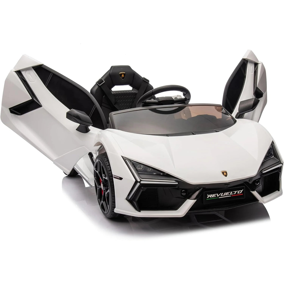 HiMiss Kids Electric Ride On Car With Remote Control Headlight