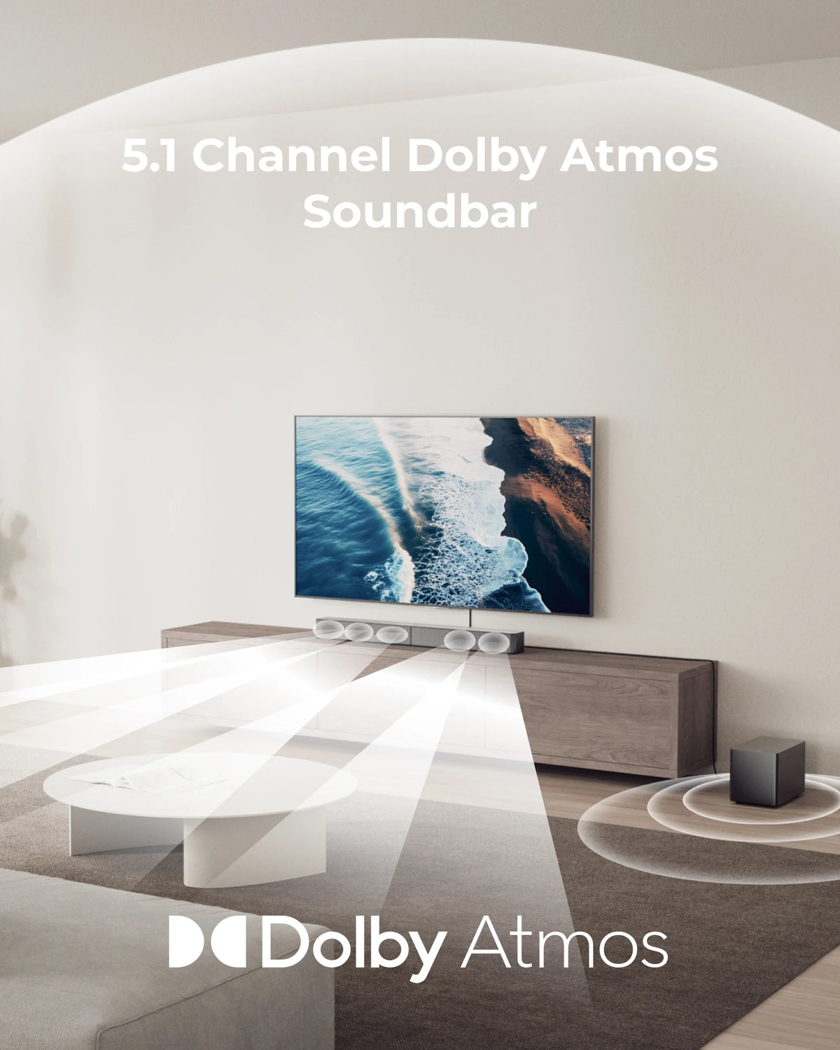 Ultimea Poseidon M60 5.1ch Dolby Atmos Soundbar With App Control