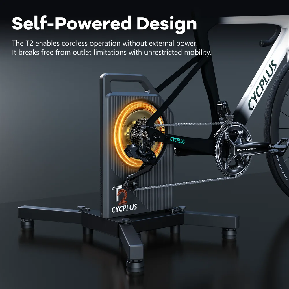 CYCPLUS T2 Direct Drive Smart Bike Trainer With ANT Plus Bluetooth Power Meter