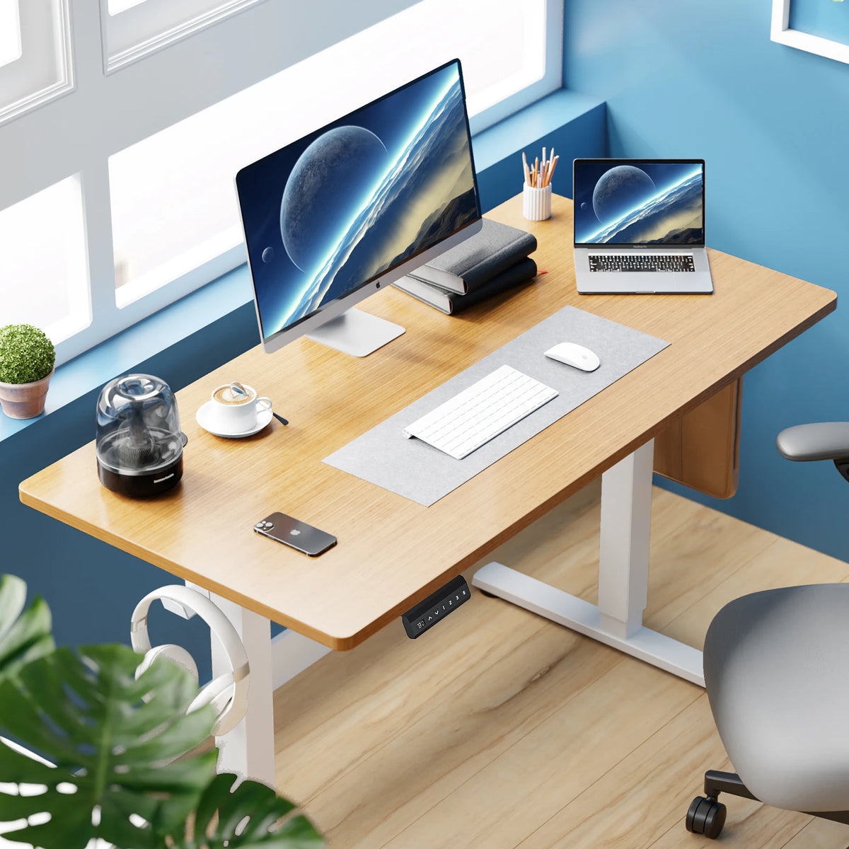 JHK Electric Height Adjustable Standing Desk Workstation