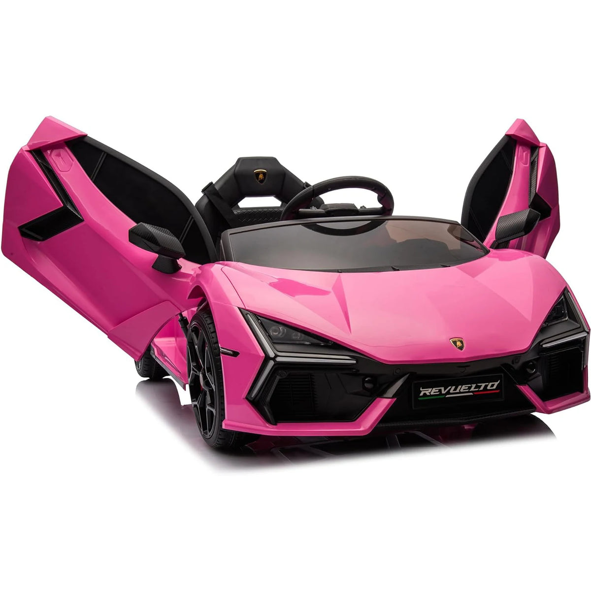 HiMiss Kids Electric Ride On Car With Remote Control Headlight