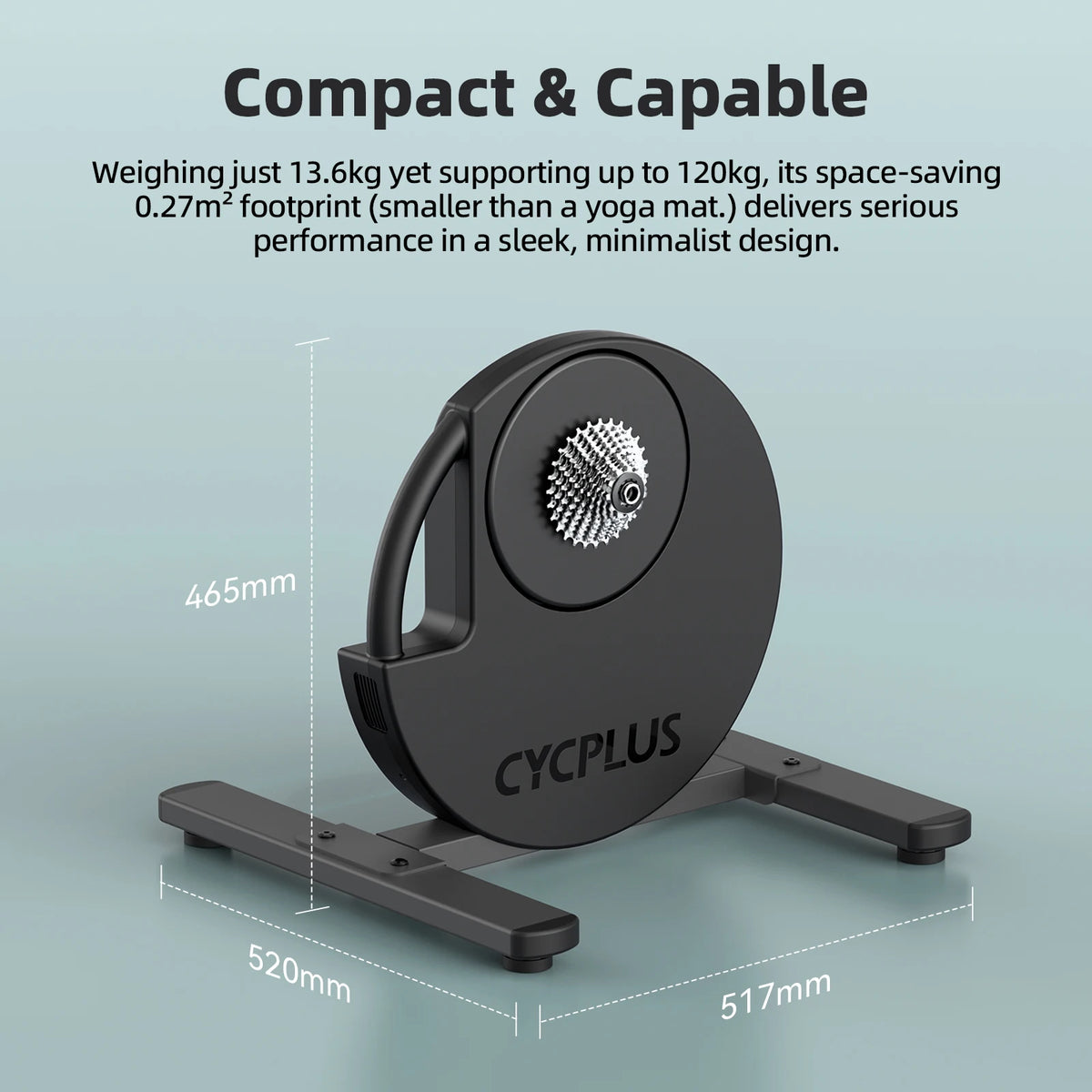 CyclPlus R200 Intelligent Direct Drive Cycling Trainer With Power Meter