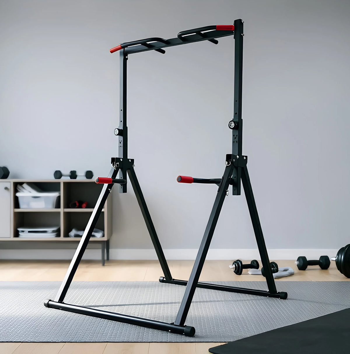 Adjustable Foldable Pull Up Bar For Home Gym Strength Training