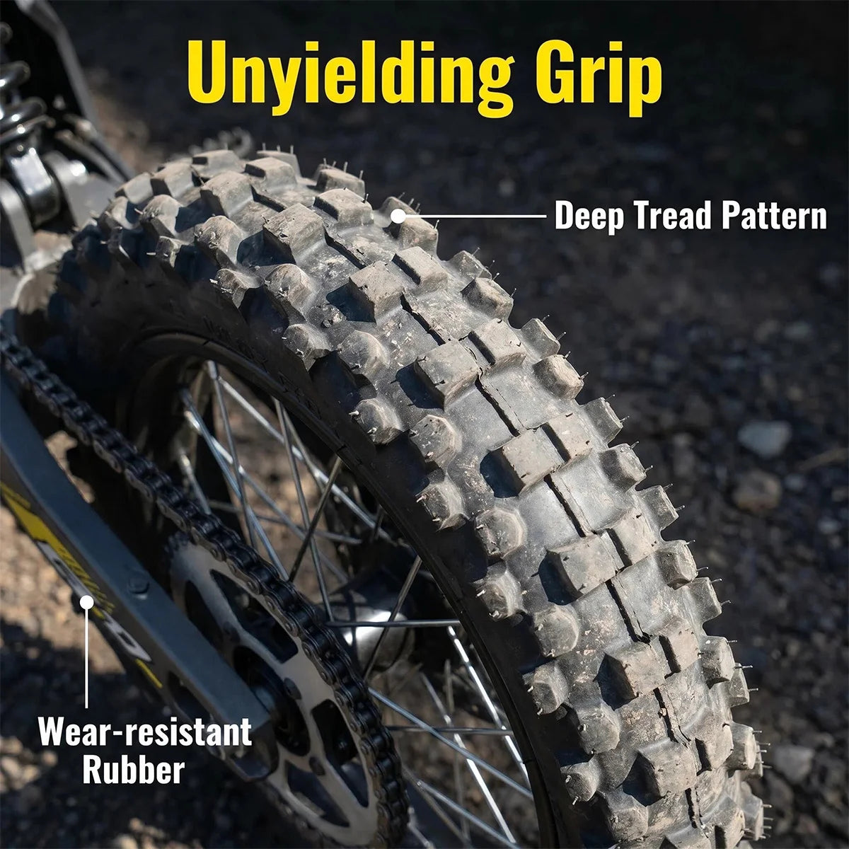 Uplee G1 Electric Fat Tire Dirt Bike With Powerful Motor