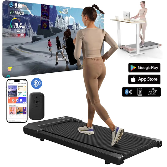 Superun 2.5HP Home Treadmill With Bluetooth And LCD Display