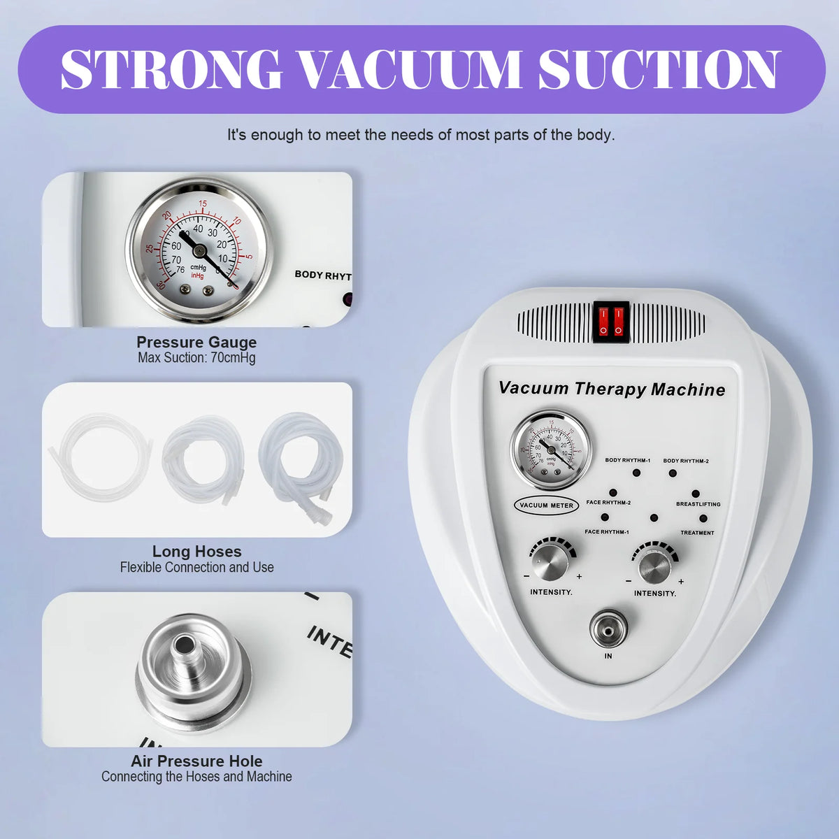 Electric Vacuum Pump For Body Shaping And Massage Therapy
