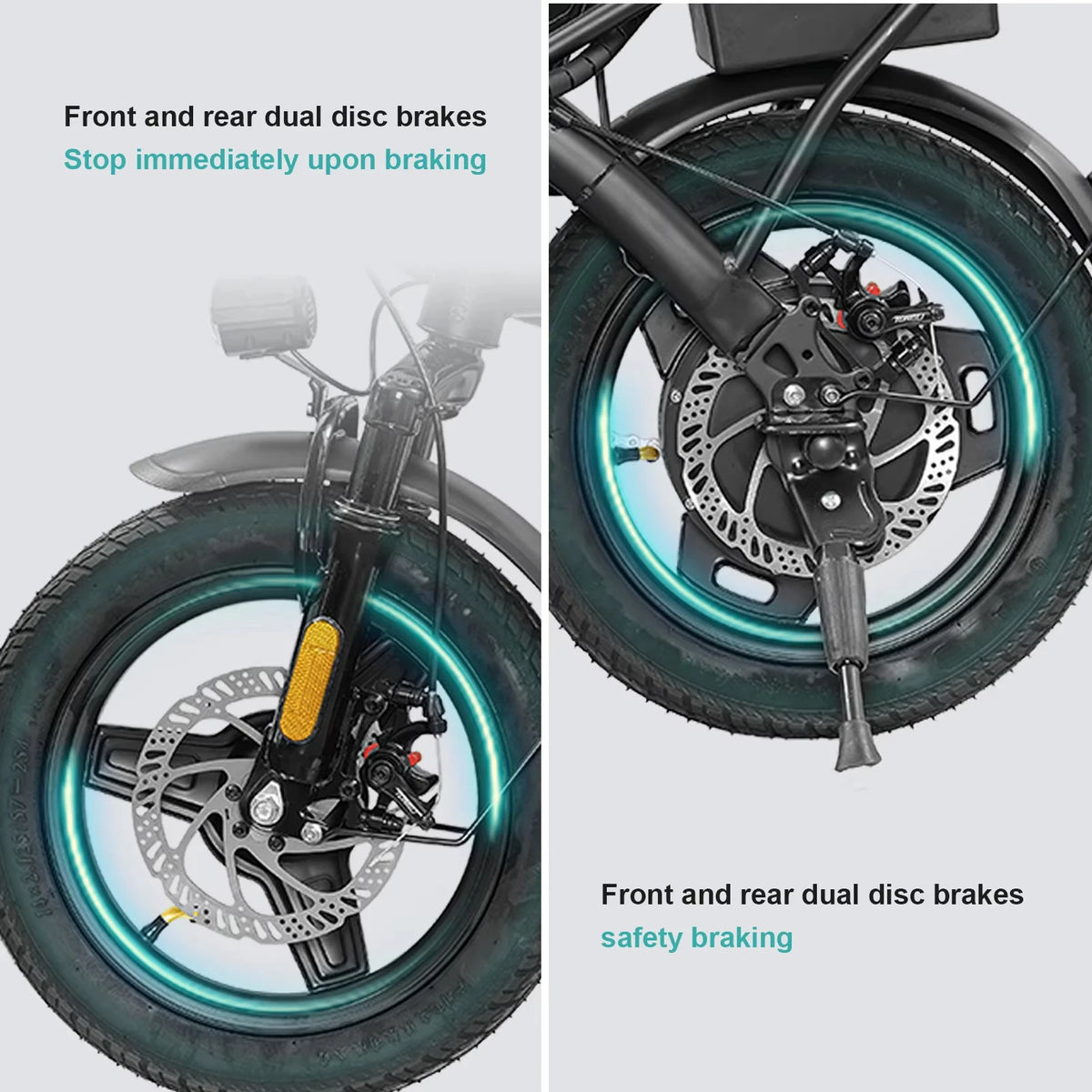 Terrosor 560W 48V Folding Electric Bicycle Commuter Urban E Bike