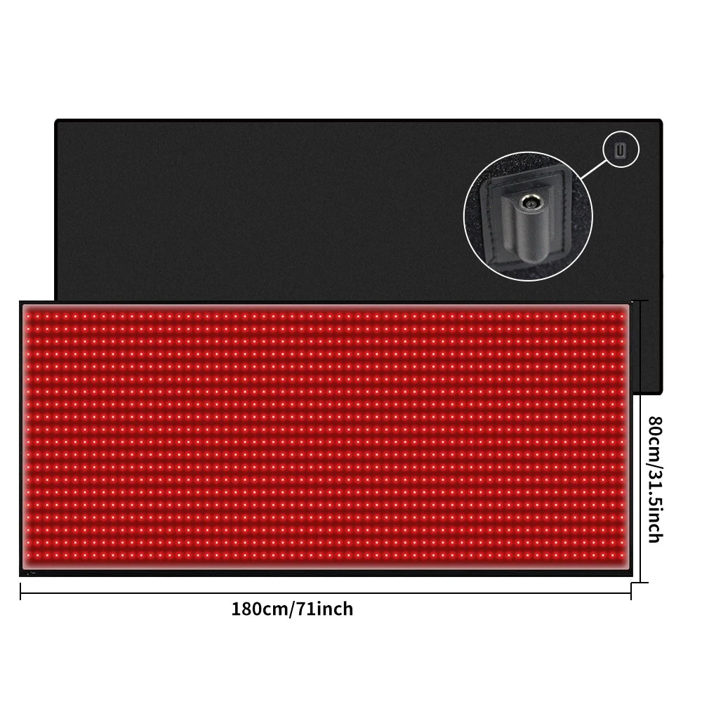 Full Body Red Light Therapy Mat For Muscle Pain Relief