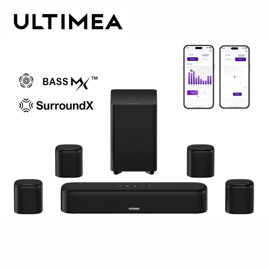 Ultimea 7.1CH Virtual Surround Soundbar With Subwoofer And App Control