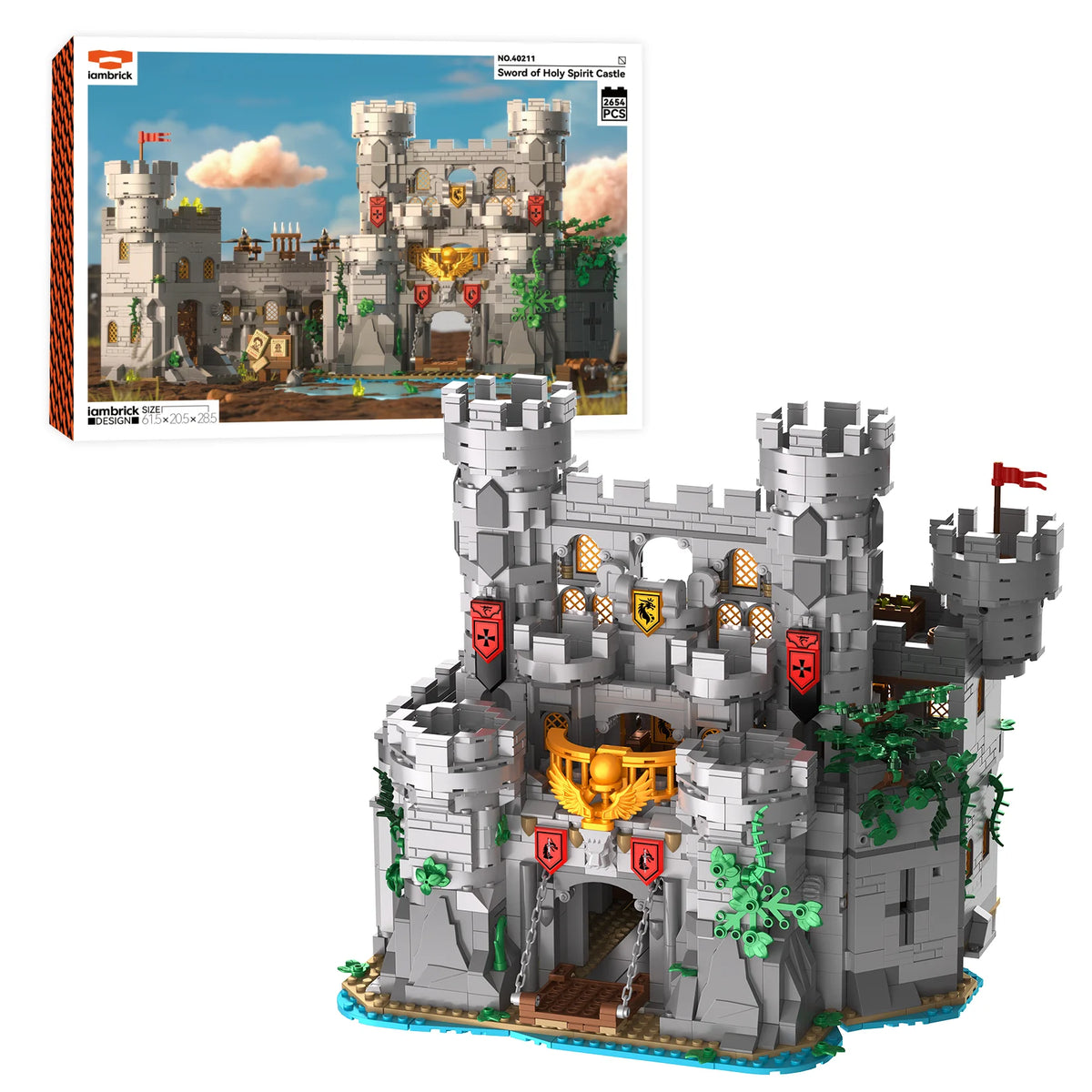 Holy Spirit Castle Building Blocks Set Compatible With Lego Bricks