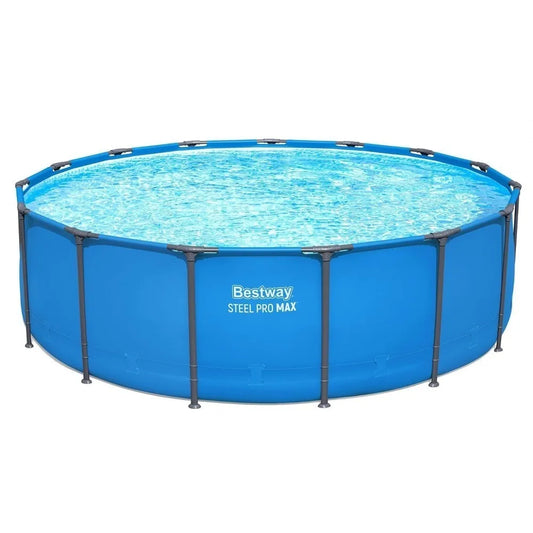 Steel Pro MAX Above Ground Round Metal Frame Outdoor Pool