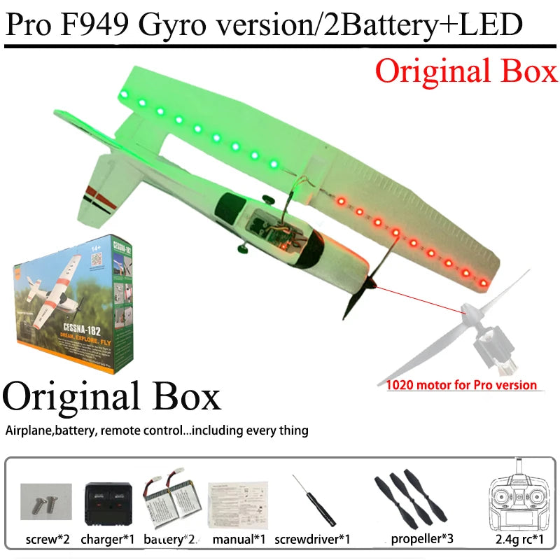 WLtoys F949 RC Fixed Wing Airplane With Upgraded Gyroscope