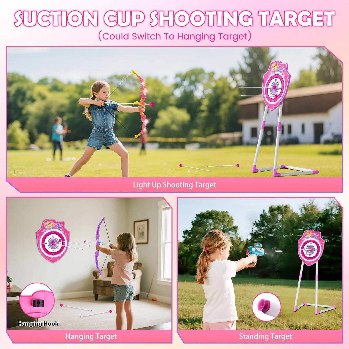 Vatos Night Light Bow And Arrow Archery Outdoor Game