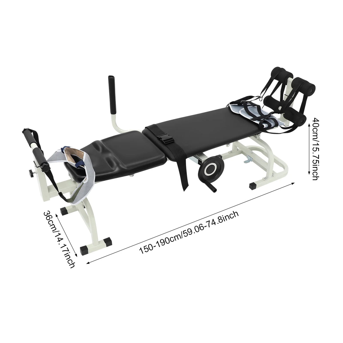 Multifunctional Cervical Lumbar Traction Back Stretch Bench