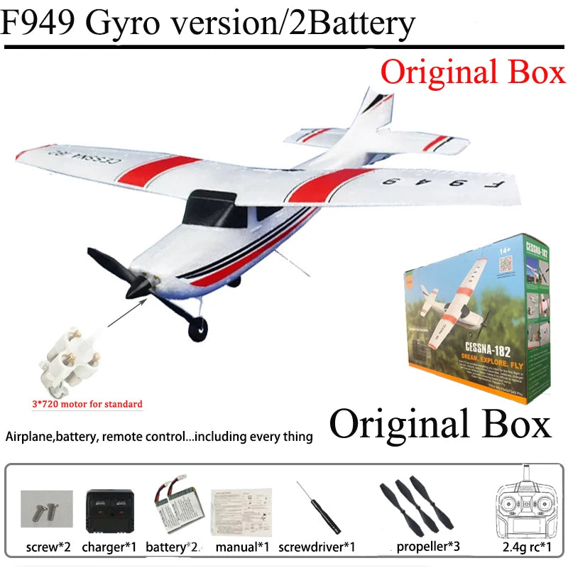 WLtoys F949 RC Fixed Wing Airplane With Upgraded Gyroscope