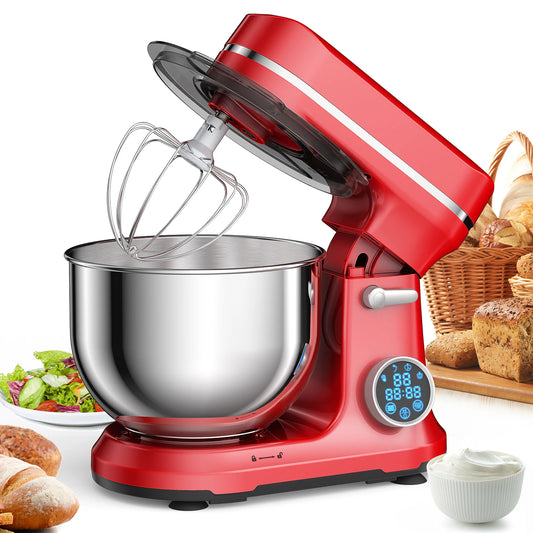 BioloMix Kitchen Stand Mixer With Tilt Head And Digital Display