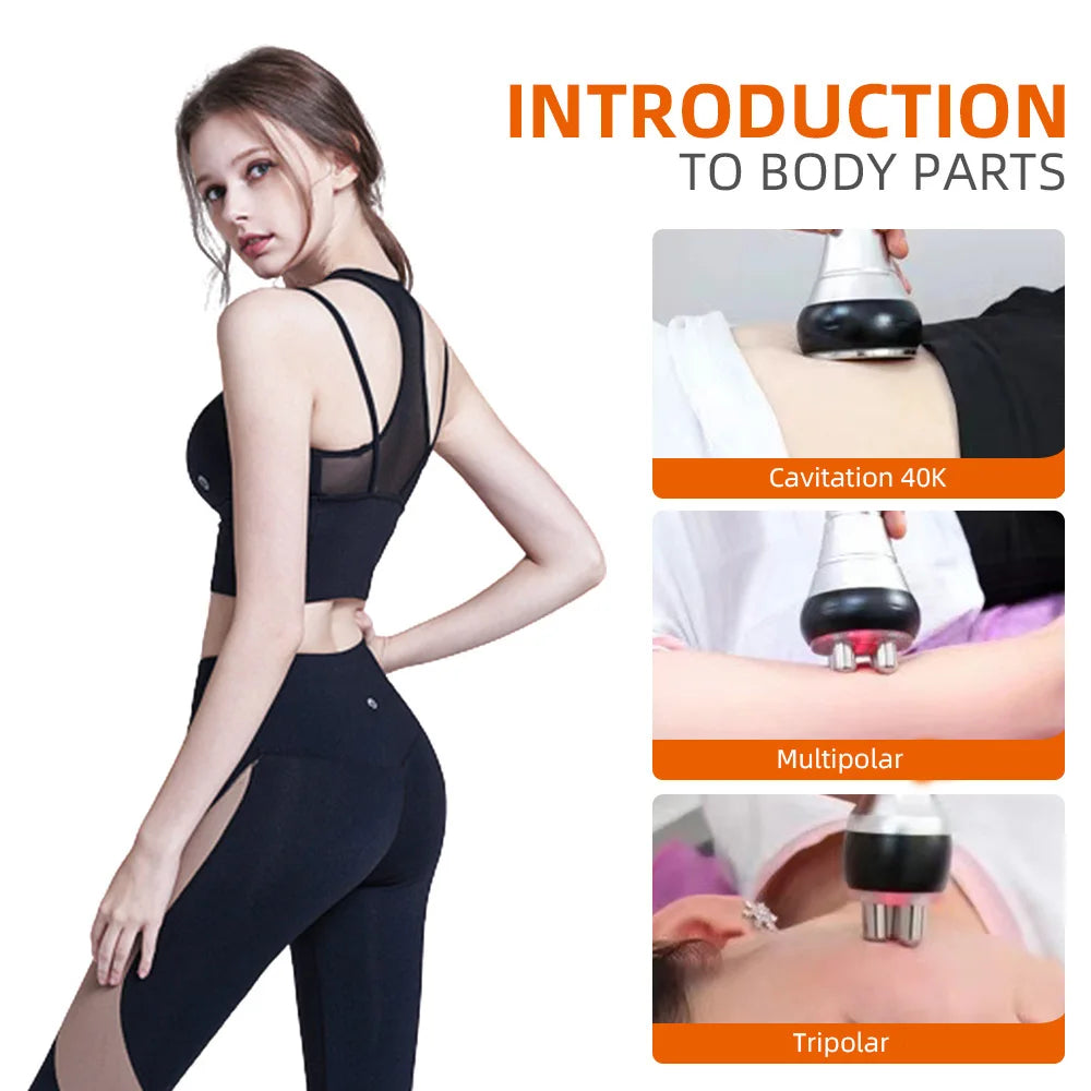 MISSHEART 3 In 1 Body Slimming Cavitation Massage Machine