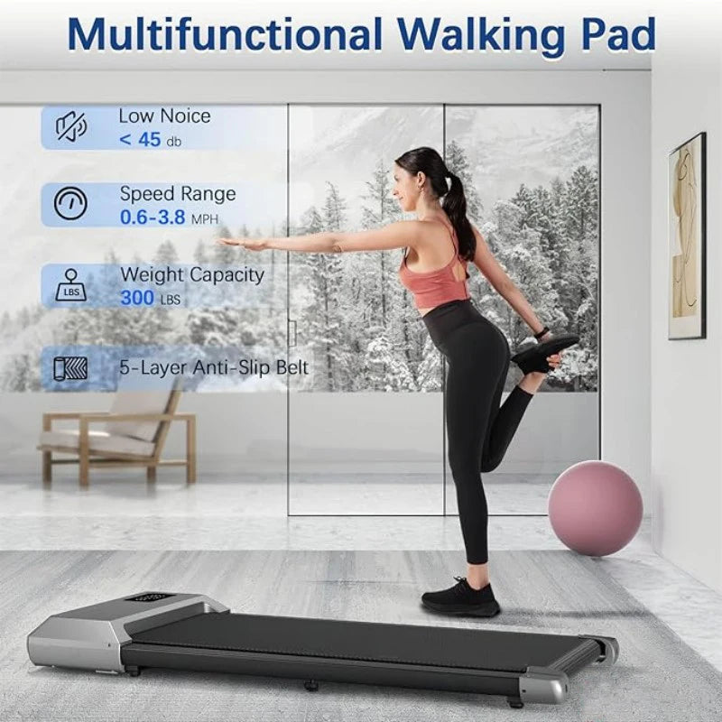 Superun 2.5HP Home Treadmill With Bluetooth And LCD Display