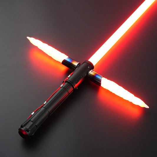 DamienSaber Kylo Ren Se Crossguard Metal Lightsaber