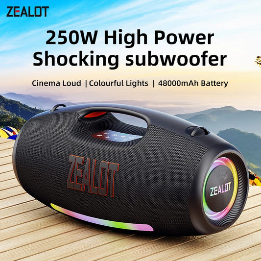 Zealot Waterproof Portable Bluetooth Speaker With Deep Bass Wireless Audio