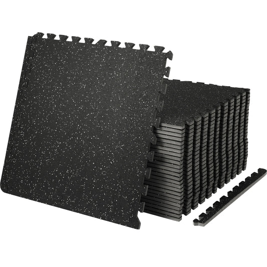 Interlocking Gym Floor Mats With Rubber And Eva Foam