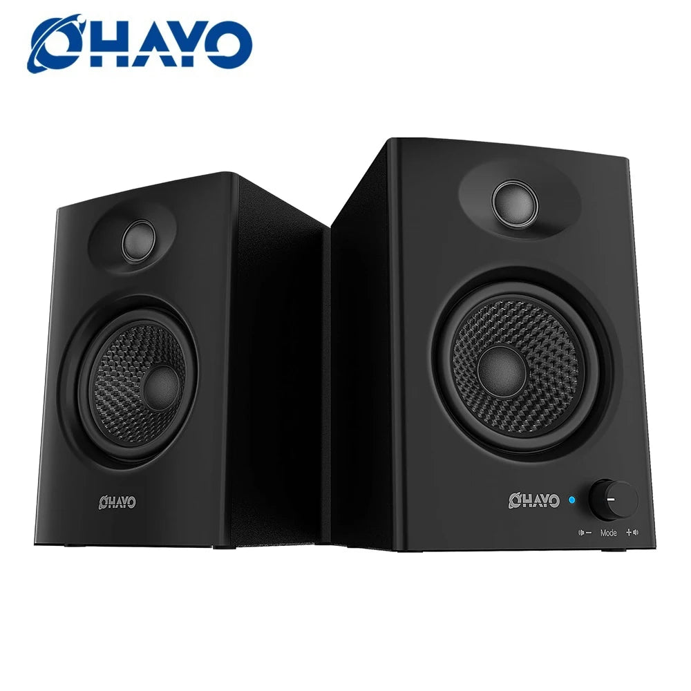 Ohayo Active Bluetooth Bookshelf Speakers For Desktop Audio