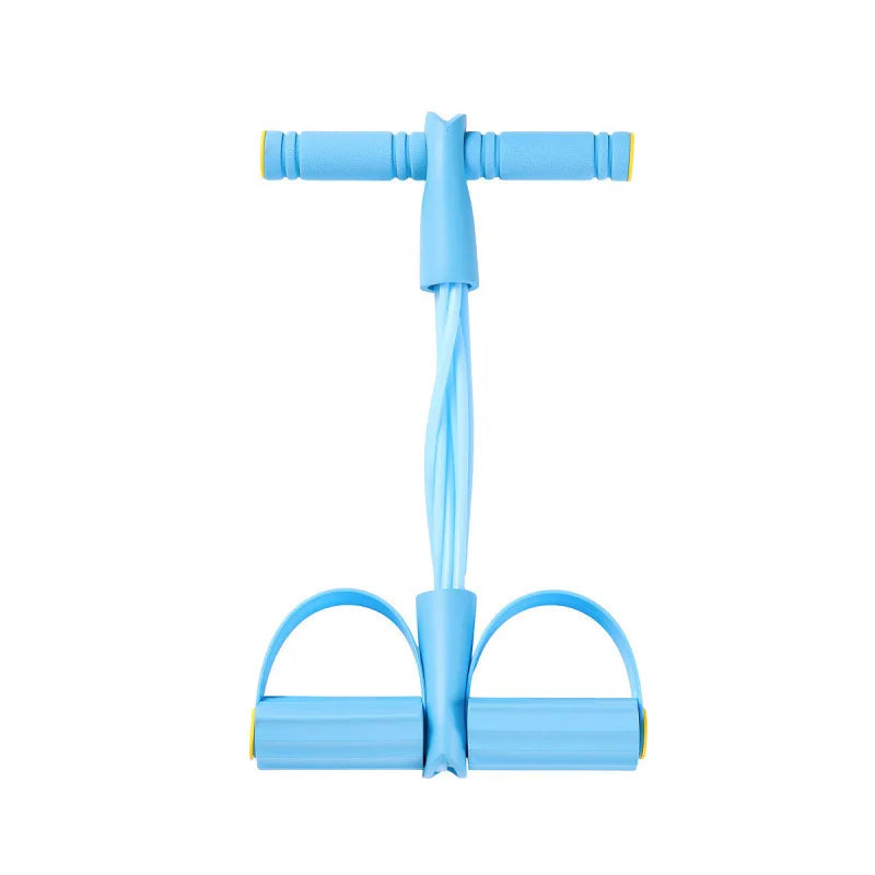 Natural Rubber Pedal Resistance Bands With Heavy Duty Handles