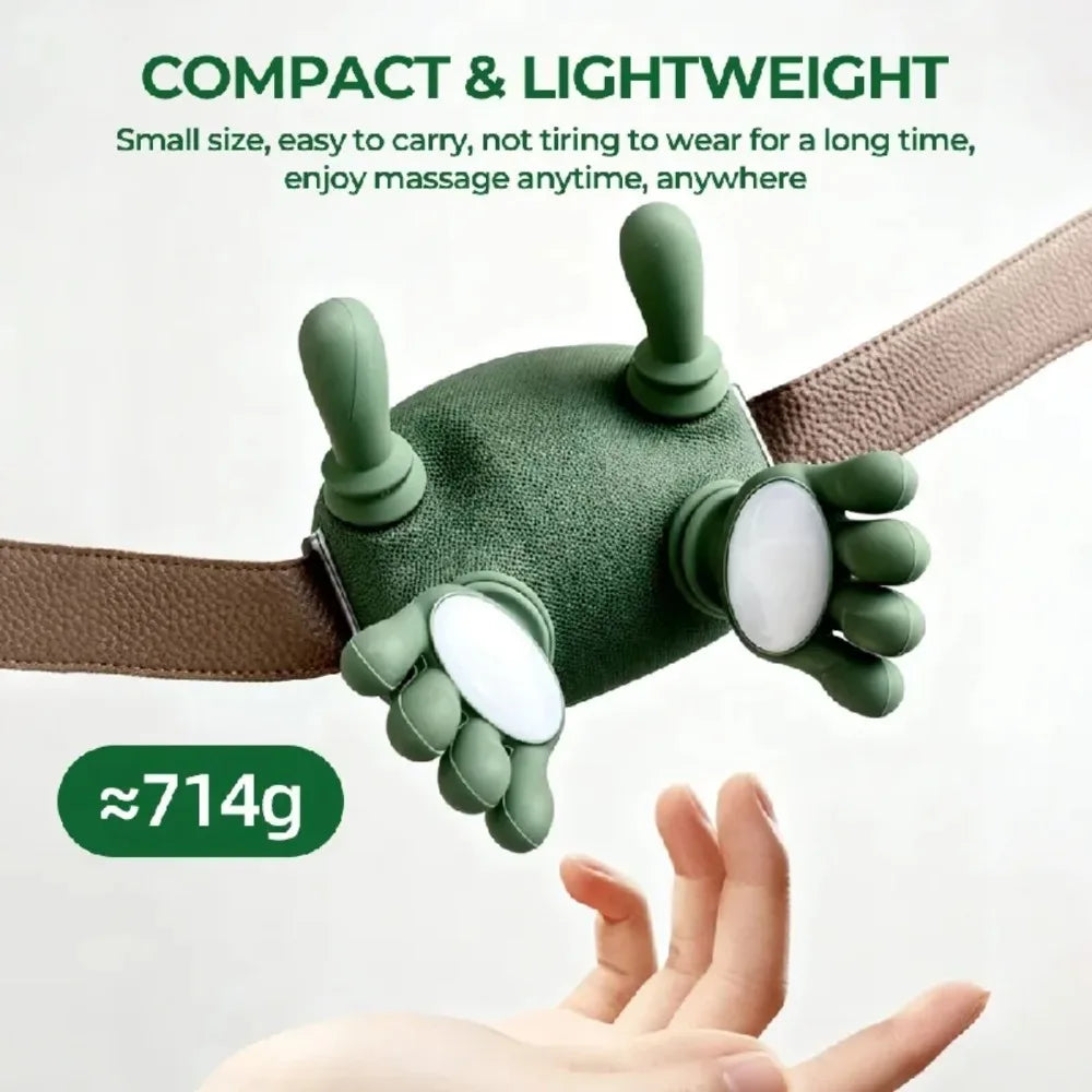 Wireless Neck And Shoulder Massager With 4D Kneading Massage