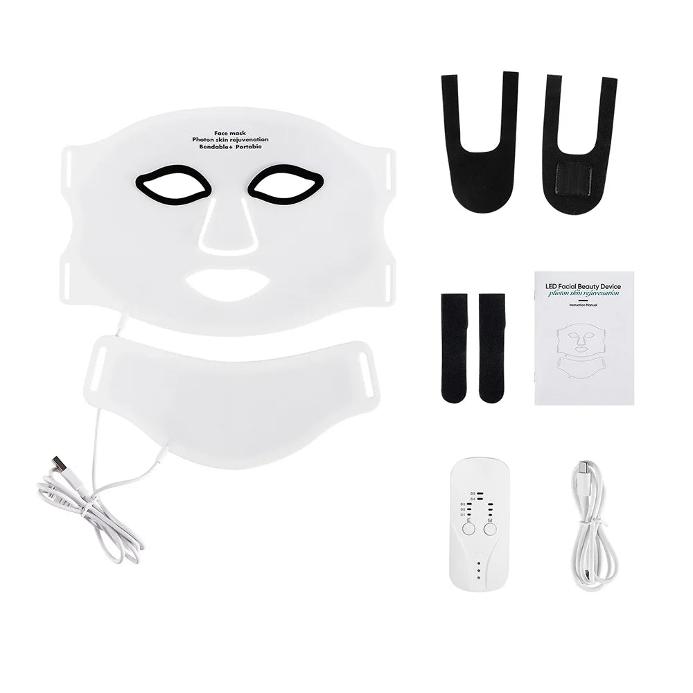 Iebilif Flexible Led Face Mask For Deep Skin Rejuvenation Therapy