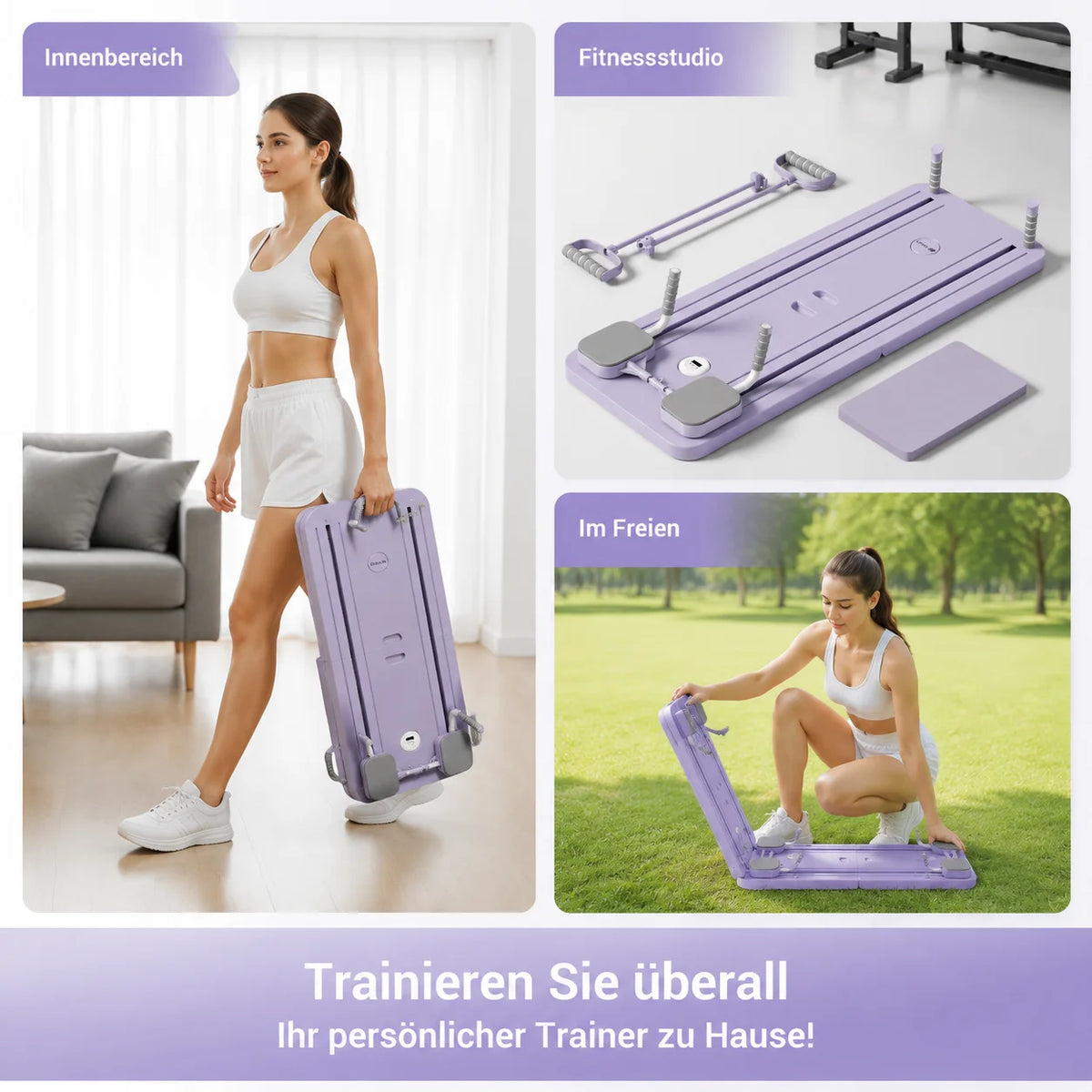 Umay Multifunctional Pilates Board With Abdominal Trainer And Timer