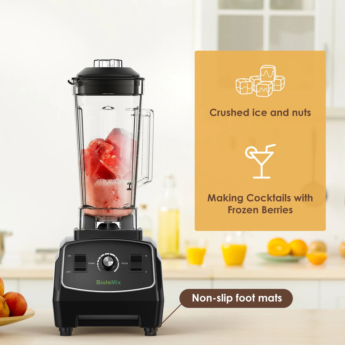 Biolomix Heavy Duty Multi Function Blender And Juicer Processor