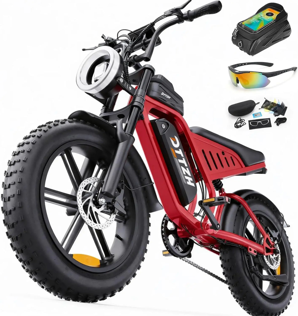 DTTZH F6S 2000W Full Suspension Electric Bike With Ul Certification