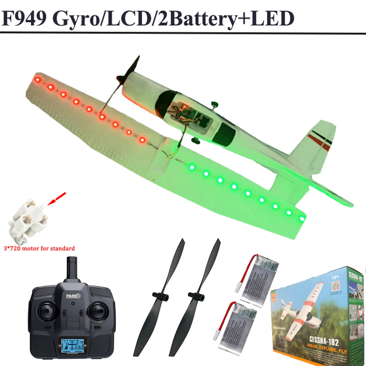 WLtoys F949 RC Fixed Wing Airplane With Upgraded Gyroscope
