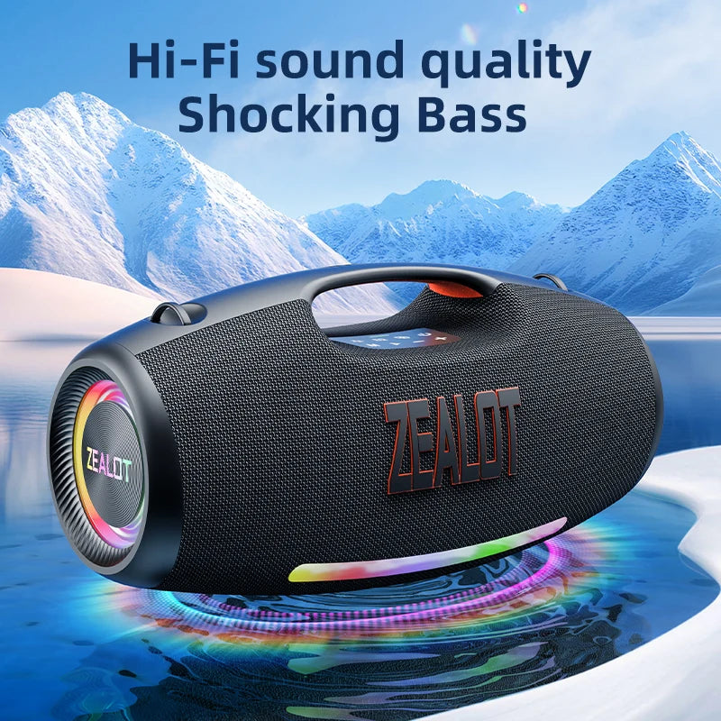 Zealot Waterproof Portable Bluetooth Speaker With Deep Bass Wireless Audio