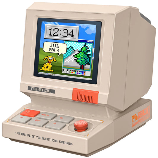 Divoom MiniToo Retro Portable Bluetooth Speaker Pixel Display