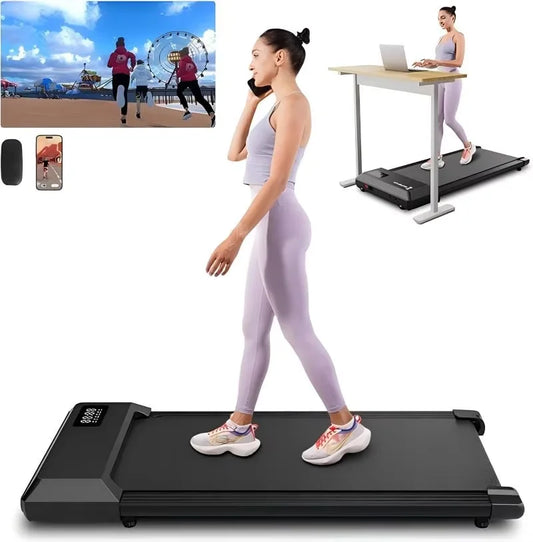 Superun Two In One Walking Treadmill With App Remote Control