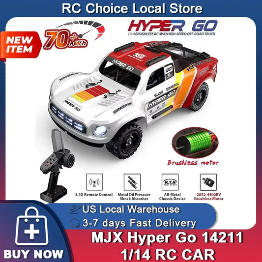 Jyscend MJX Hyper Go 4Wd Short Brushless RC Car Toy