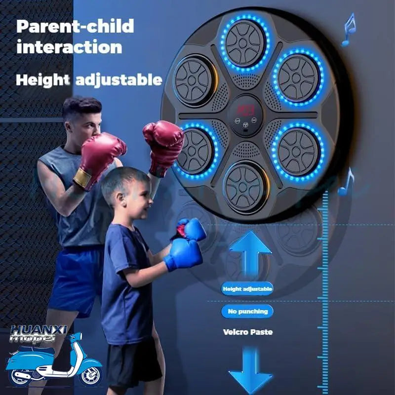 Intelligent Music Boxing Trainer With Smart Bluetooth And Led Display