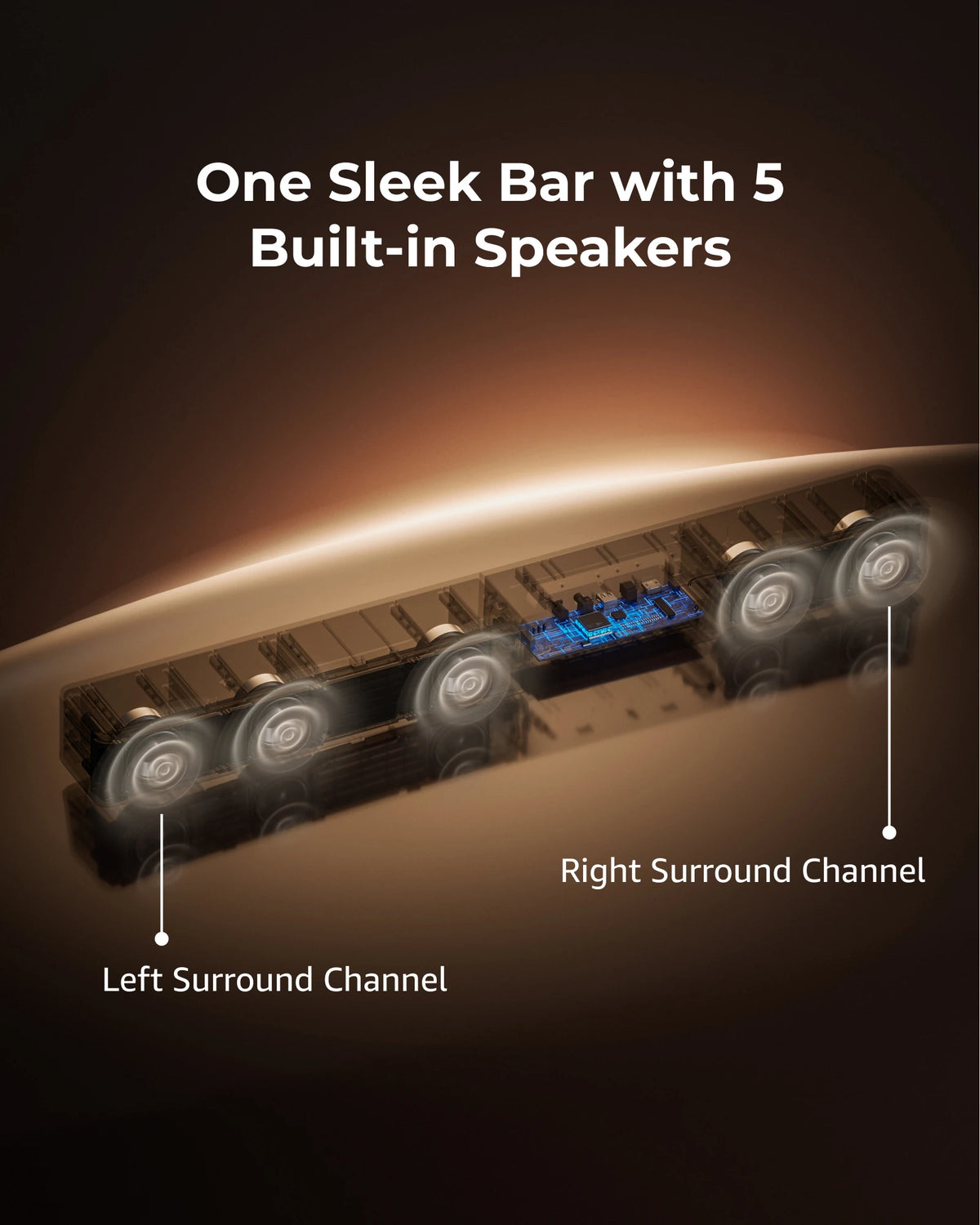 Ultimea Poseidon M60 5.1ch Dolby Atmos Soundbar With App Control