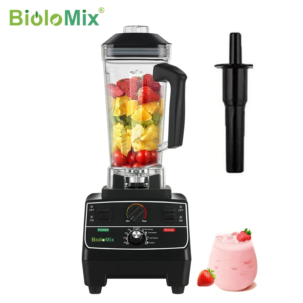 BioloMix Professional Smart Timer Blender And Ice Smoothie Crusher
