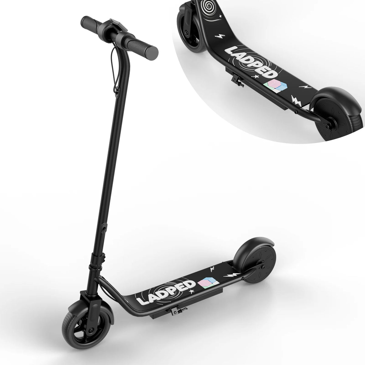 Ladped Kids Electric Scooter With 250W Motor And Three Speeds