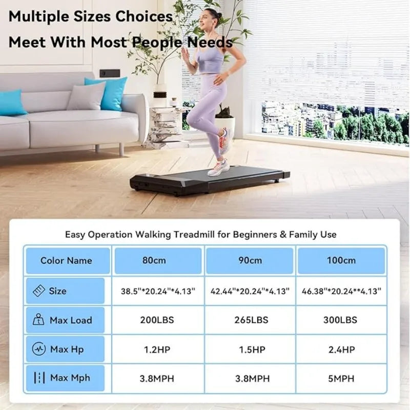 Superun Two In One Walking Treadmill With App Remote Control