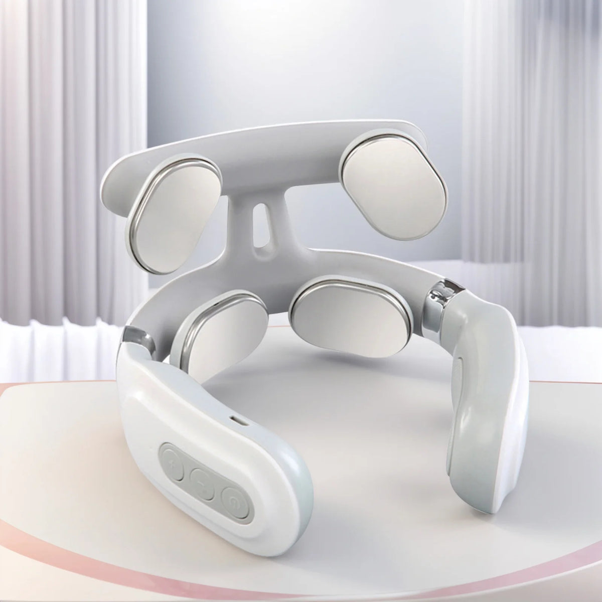 Cervical Neck Massager With Heating And 16 Pulse Modes