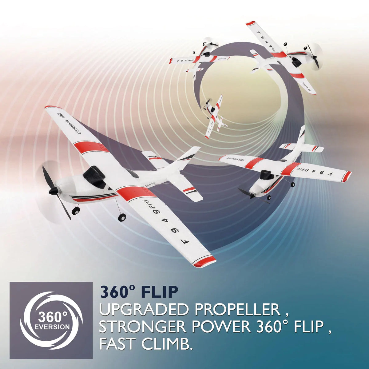 WLtoys F949 RC Fixed Wing Airplane With Upgraded Gyroscope